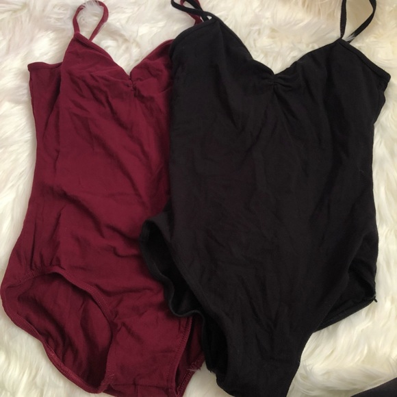 balera Other - Maroon and black leotard/bodysuit bundle